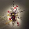 Волочий взорванные стеклянные настенные лампы белая сперма мурано светло -крыло