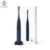 Oclean X ProスマートタッチスクリーンSonic電動歯ブラシ32レベルIPX7防水2HRS FAST充電インテリジェント歯クリーナーサポートアプリのためのAndroid  -  Blue