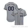 Custom Man Baseball Jersey Haftowany Zespół Zszyty Dowolna nazwa Dowolny Numer Jednolity rozmiar S-3XL 022