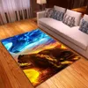 Tapis dessin animé enfant tigre Lion impression 3D pour salon chambre petits tapis flanelle douce antidérapant enfants ramper tapis de sol