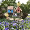 bird house on stand