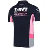 MEN039S Polos Racing Point Team Shirt Revers T -Shirt -Anzug Shortsleeved Clothing Racingpoint Times BWT8574052