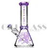 Gili vetro 9mm di spessore bicchiere pesante bong 12 "alto bong tubo dell'acqua dab rig inebrianti piattaforme petrolifere tubi quarzo banger ciotola colorata