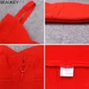 Beaukey Plus Size XL Summer Sukienka Kobiety seksowna gorąca różowa bandaż sukienka Vestido Ladie