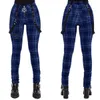 Femmes Plaid Pantalon Taille Haute Gothique Punk Pantalon Printemps Été Streetwear Femme Mode Fermeture Éclair Y2k Long Bas Pantalon Pantalon Trou