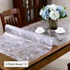 Protecteur de Table pour meubles, nappe épaisse en PVC transparent, tapis de bureau, couverture de Table à manger essuyable, napperons imperméables faciles à nettoyer