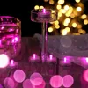 12pcs 방수 Flameless LED Tealight 조명 잠수정 차 촛불 꽃병에 대 한 꽃 램프 빛 웨딩 파티 크리스마스 장식