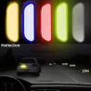 4 Pcs/set Car Reflective Stickers Warning Tape Reflective Strips Auto Door Wheel Eyebrow Sticker Decal Safety Mark Car-styling