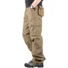Pantalon Cargo tactique militaire ample pantalon décontracté pour hommes pantalons d'armée de mode masculine salopette d'extérieur travaillant grand Baggy 2020 H1223
