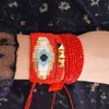 Go2boho Rot Armband Femme Türkische Bösen blick Armbänder Für Frauen MIYUKI Armband Schmuck Pulseras Mujer Moda 2020 Geschenk Accesorios