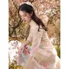 Ethnic Clothing Half Sleeve Yai Gilrs Tradition Vietnamese Ao Dai Dress243b