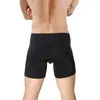 Underpants Underwear Masculino 2021 Big Bag U Convexo Ice Silk Hip Elevador Anti-Desgaste Pertalidade Mid-Length Sexy Boxer Briefs