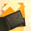 2021 최고 품질의 지갑 카드 소지자 파리 격자 무늬 스타일의 고급 남성 지갑 여성 고급 디자이너 No Box282I