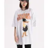 T-shirt herr Rolig Sexig Anka Tryckt sommar Kortärmad Hip Hop Oversized Cotton Casual Harajuku Streetwear Toppar Tee Tshirts 210601