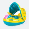Anillos de natación infantiles para niños Natación inflable Baby Boat Boath Children Float anillo con tono de sol removible Cola Life Vest Boy283r