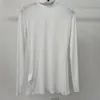 Vrouwen Hoodie Sweatshirts T-stukken met Driehoek Letters Lange Mouwen Dame Slanke Hoge Hals Blouses Shirts Stel Mode Stijl Hoodies Heet