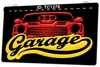 TC1276 Garage Classic Автомобильный Автомобильный Автомобильный Знак Двойной Цвет 3D Гравировка