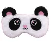 Panda sommeil masque femmes Animal souris ours couverture pour les yeux mignon en peluche fille jouet adapté pour voyage maison fête visière J038