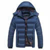 Vinter Mäns Tjocka Coats Hooded Parkas Mens Jackor Varm Andningsskydd Male Overcoat Mens Varumärke Kläder 5XL 210927