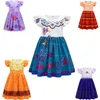 Crianças Roupas Meninas Encanto Mirabel Cosplay Trajes Fancy Princesa Vestidos Crianças Aniversário Carnaval Party Roupas e Saco 220303