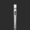 HONEYPUFF Diamond Glass Smoking Pipe One Hitter Tube 104 MM Long Cigarette Accessories Wholesale Metal Tobacco Grinder