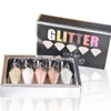 Lápis de delineador líquido glitter 5 pcs / set mulheres cosméticos prata rosa ouro diamante delayeliner caneta