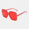 Women Plus Size Frame Square Shape Fashion Trend Retro UV Protection Sunglasses