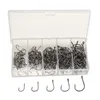 500pcsbox 5 tailles mixtes 812 Black Ise Crochet High Carbon Steel Barbed Fishings Hooks Fishhooks I01213692495861378