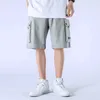 Sommer Mode Jogger Atmungsaktive Casual Männer Shorts Bequeme Lose Elastische Taille Hip Hop Harajuku Streetwear Skateboard 210714