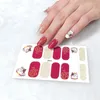 Klistermärken dekaler 3D -nagelklistermärket Cool English Letter för folie Love Heart Design Nails Accessories Fashion Manicure Prud22