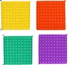 Giocattoli per giocattoli per dito catena chiave spinta a bolla arcobaleno pioniere puzzle silicone anti -stress sollievo divertente hh4237hx3233201