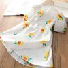 Gooporson Robes Été Enfant Filles Robes De Fleurs Mode Coréenne Dos Nu À Manches Courtes Robe De Princesse Mignon Enfants Vêtements 210715