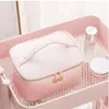 Cosmetische tassen kisten 1 pc grote vrouwen tas pu lederen waterdichte rits make -up reiswasmake -up organisator schoonheid case