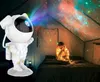 Piccole lampade da notte Elettronica Robot Astronauta Lampada di proiezione del cielo stellato Atmosfera del letto della camera da letto
