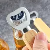 Creative Wooden Handle Stainless Steel Beer Bottle Openers Drinks Home Party Bar KTV Kitchen Supplies For Men Outdoor