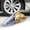 Vacuum Cleaner 4 In 1 Multi-function Wet Dry Car Tire Inflator Pressure Gauge LED EMERGENCY 120 W Portable Aspirator Sale