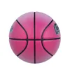 Grenouille triste Spalding Pepe co ballon de basket de marque No.7 coffret cadeau petit ami 24K Changement progressif Purple Mamba Édition commémorative Jeu PU Intérieur extérieur Saint Valentin