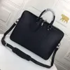 Luksusowe PORTE-DOCUMENTS VOYAGE teczki skórzana mała teczka męska biznesowa torebka na ramię Laptop Totes Crossbody torby