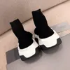 Mode Socke Frauen Männer Kleid Schuhe Casual Party Plattform Gestrickte design Leichte Turnschuhe High Cut Socken Schuh