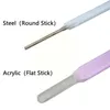 Spoons DIY Resin Crystal Epoxy Silicone Mirror Stirring Rod Sale Tool 2021 Material Round Mixed G3W4