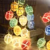 10 LED påskägg ljussträng USB / Batteridriven Fairy Lights Home Tree Party Decor Lamps Festival Indoor Outdoor Ornament Y0720