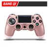 Bluetooth Wireless Controller PS4 Vibration Joystick Gamepad Game Handle Controllers för Play Station utan logotyp med detaljhandelsbox4536182