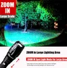 2021 più recente 100000 lumen più potente torcia a LED Zoom 5 modalità torcia torcia tattica lampada a mano ricaricabile per la caccia 25800116