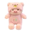 30-60cm Lovely Pig Plush Toy Creative Cosplay Cat&Bear&Dog Doll Soft Stuffed Animals Toy for Children Baby Kawaii Birhtday Gift Y211119