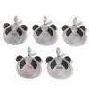 Luxury Design Ins Style Animal Panda Pendant Halsband Full Zirconia Micro Pave Mens Present Smycken