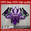 Bodywork For KAWASAKI NINJA ZX 6R 636 600CC 600 CC ZX 6 R ZX-6R ZX600C 94-97 Body 50HC.67 purple glossy blk ZX-636 ZX600 ZX6R 94 95 96 97 ZX636 1994 1995 1996 1997 Fairing Kit