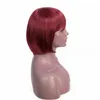 2021 Human Hair Wigs 유럽 및 미국 패션 중간 포인트 여성 긴 스트레이트 스타일 디자인 멀티 컬러 옵션 Spot1068885