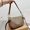 fashion shoulder cross body half Moon bags lady new letter zipper handbags women High quality soft famous designer wallets young people coin purse totes casual great