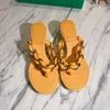 Designer Women sandals Fashion beach Sandal Flat Slides Flip Flops Woven slippers Woman Designers silde with box Size 35-41