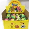 Ocean freight sponger rubber balls new arrivaL Random 5 Style Fun Toys Bouncy Fluorescent Rubbers Ball Wrist Band Ball